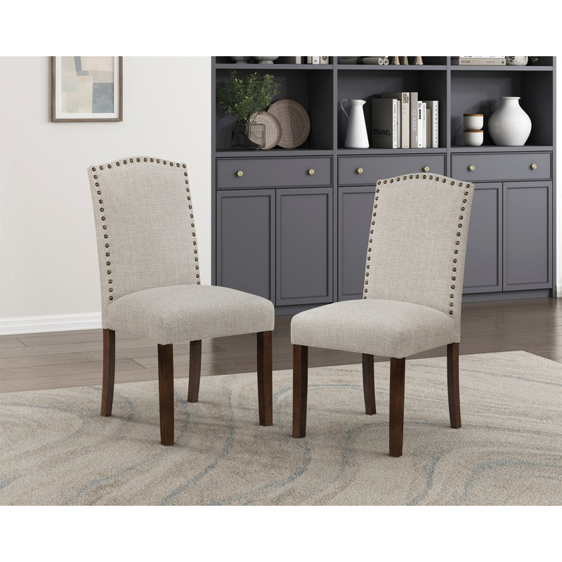 Ensemble de 2 chaises d'appoint Modern Modern, Taupe