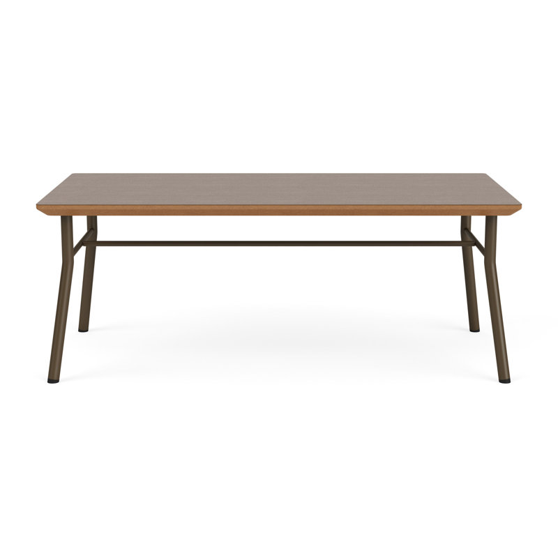 Lesro Table basse Mystic, Grey Wood, Bronze