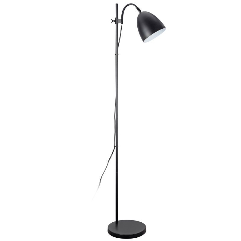 #42002-01-1,Floor Lamp Shade,61-7/8"H,E26 Socket,Bulb Not Included, Powder Coated, Matte Black