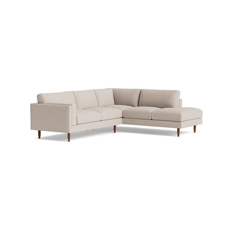 Skinny Fat Sectional, Right Hand Facing, Performance Weave - Natural
