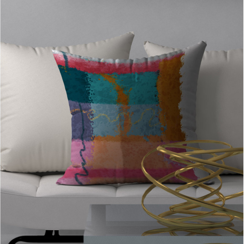 Reversible Throw Pillow, 20" x 20"