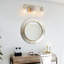 Luminaire de salle de bain 19,29 po à 3 lumières à intensité variable en nickel brossé avec abat-jour en verre transparent-696246156-696246157