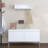 Wall-Mounted Entryway Shelf With Hooks And Storage Bench Set, Modern White Shoe Cabinet With Cushion And Closed Storage For Hallway, Bedroom, Or Mudroom