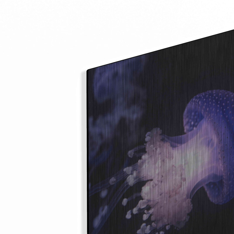 «Underwater Mushroom» par Luxe Metal Portfolio, H 24 po x l 16 po