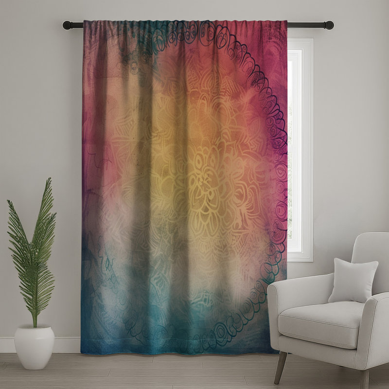 Rideaux Mandala, Blockout, 50" x 92" - 1 Panel