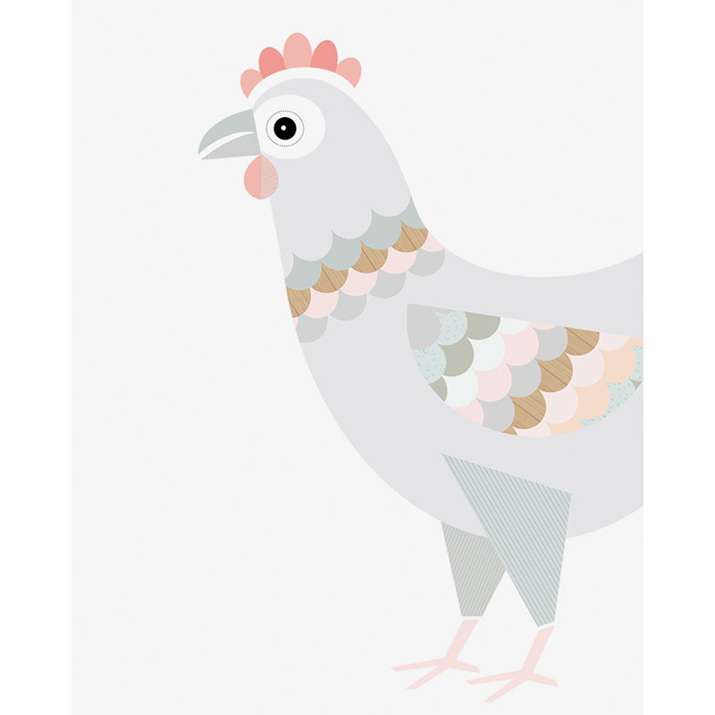 Chicken - Wrapped Canvas Print