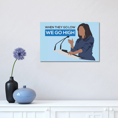 "Michelle Go - High Go High" par GNODpop, impression sur toile tendue