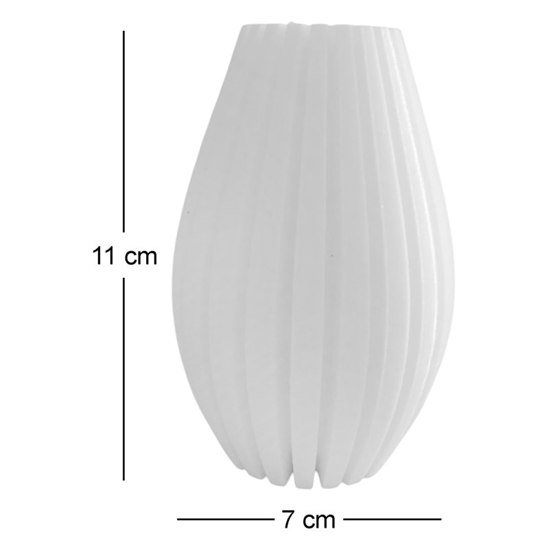 Essel Handmade Table Vase, Red
