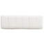 Banc rembourré en blanc Boucle