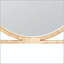 Miroir mural en rotin naturel Japon