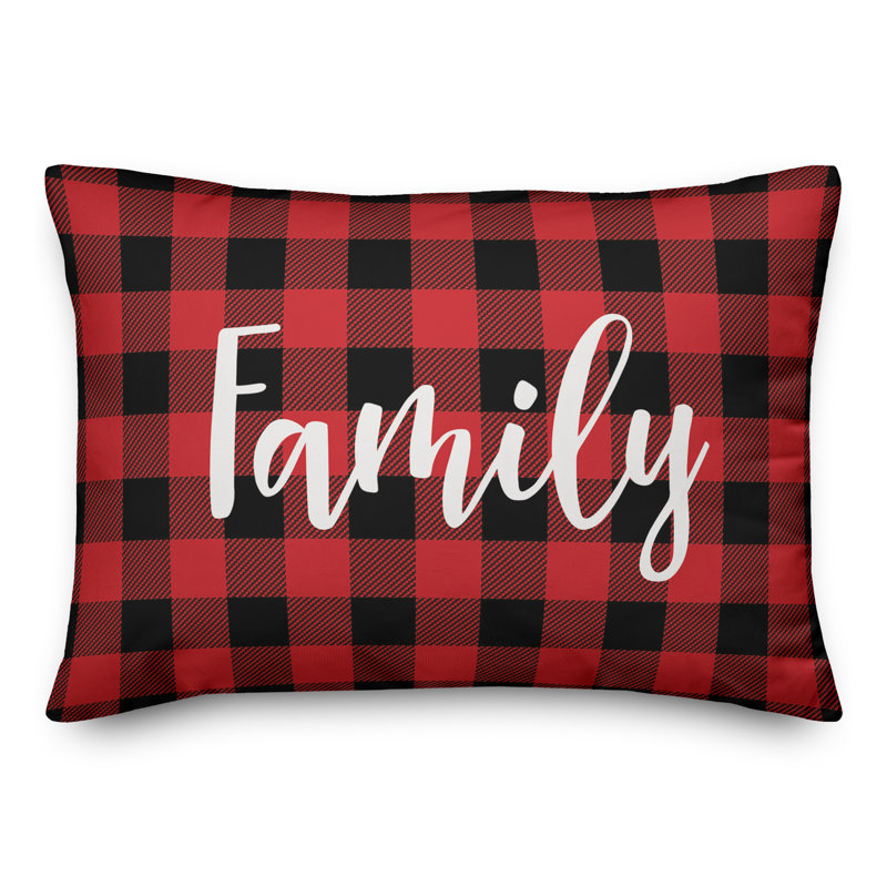 Plaid Throw Pillow