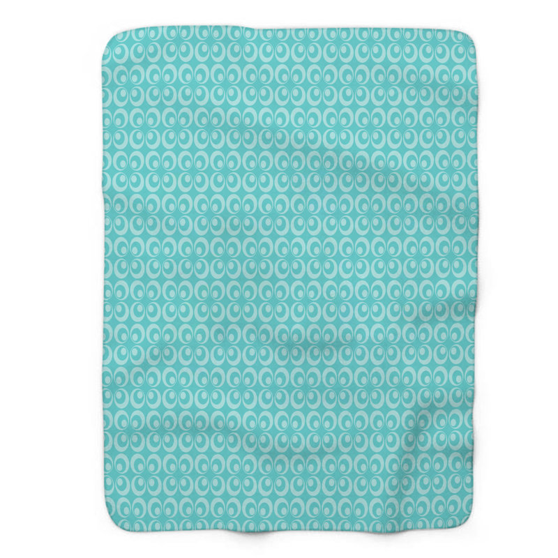 Délicat charme - couverture en sherpa de qualité supérieure 1 pièce, Lit simple