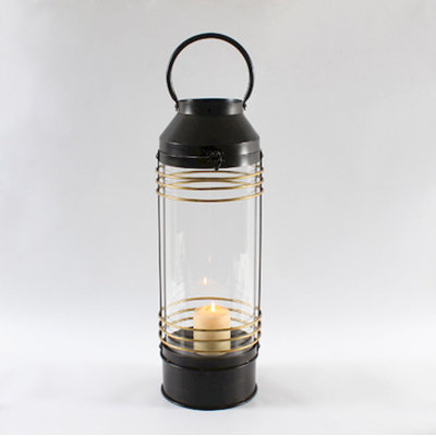 Cecilia 21.46'' No Power Source Required / Manual Outdoor Lantern