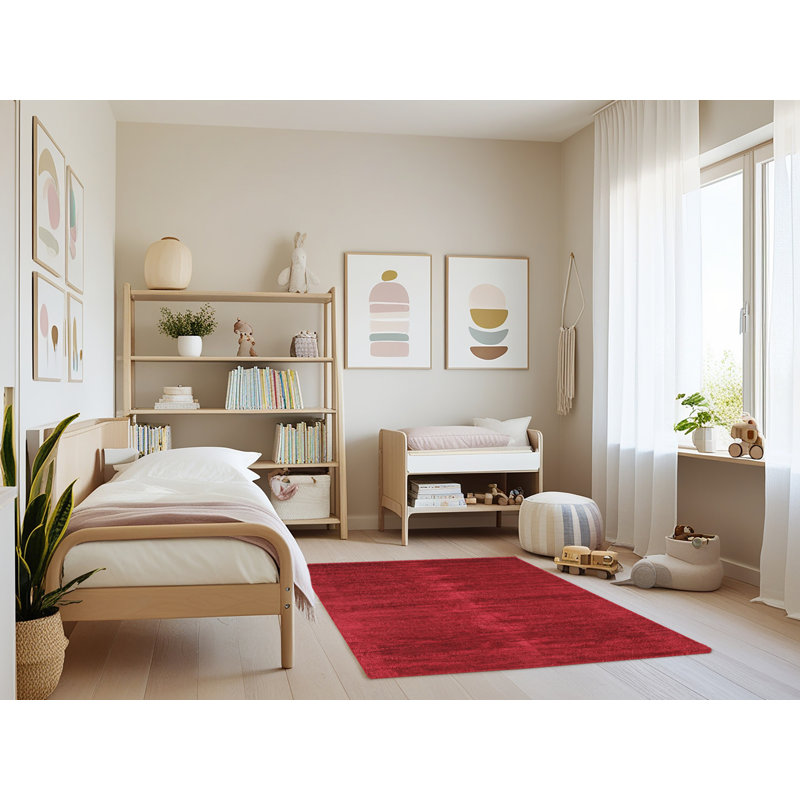 Tapis contemporain marron, Rectangle 3 pi x 5 pi