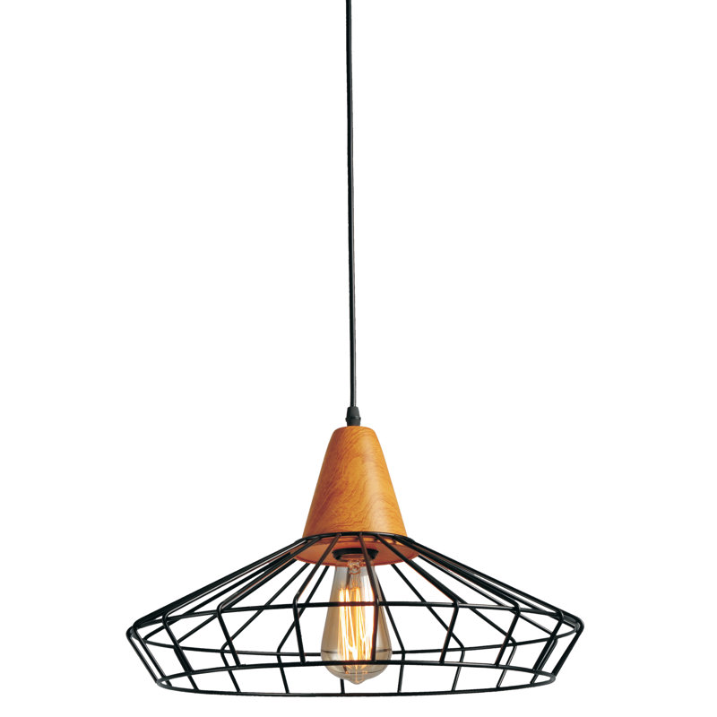 Luminaire suspendu conique à 1 lumière Danilo
