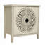 Armoire décorative creuse à 2 portes avec tablette réglable
