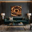 Desserts, biscuits et biscuits, art mural sur toile brune-215353916