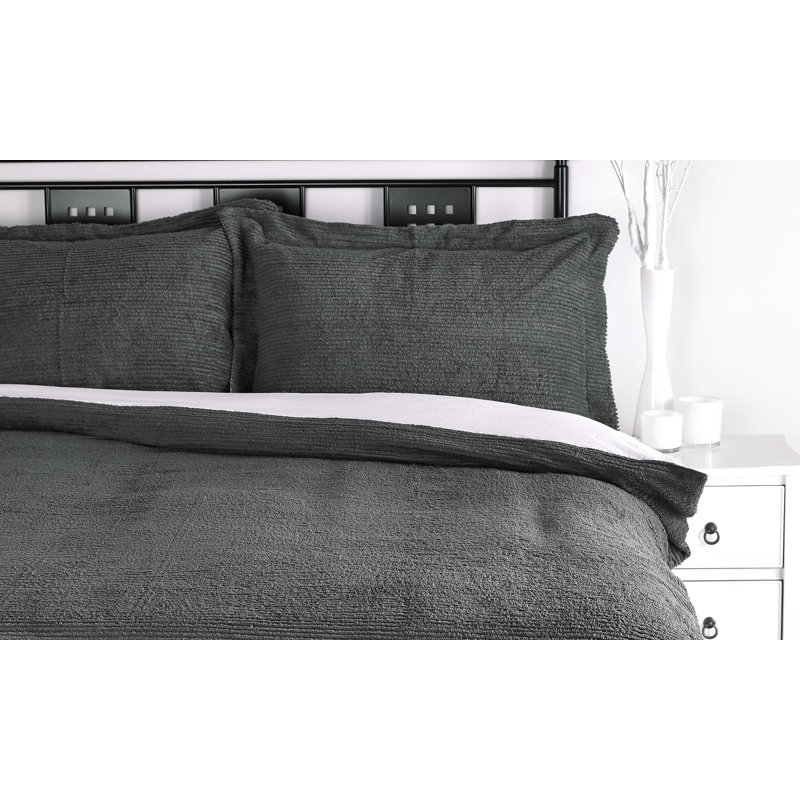 Ebern Designs Despres Cotton Striped Duvet Cover Set with Pillowcases, Double Duvet Cover - 2 Standard Pillowcases