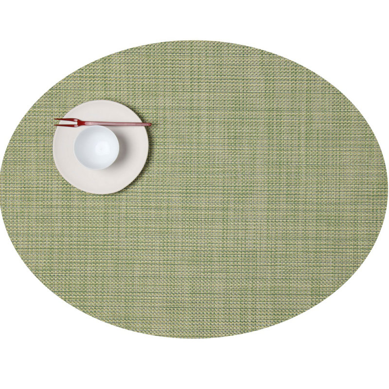 Vinyl No Pattern And Not Solid Colour Placemat, Dill