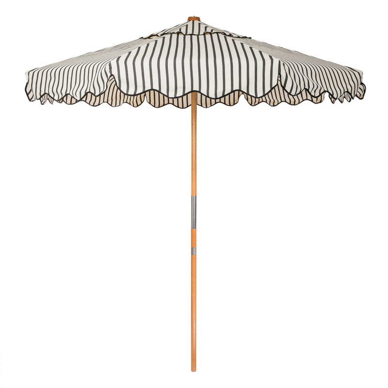 Parasol Wenno, Rayures blanc / noir