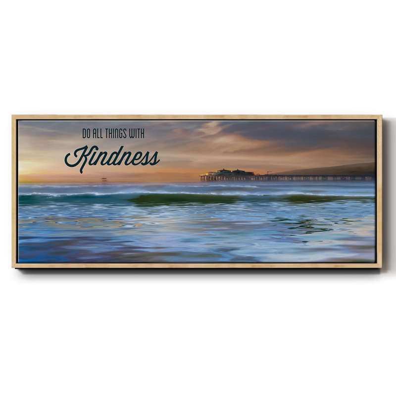 Kindness- Framed Canvas, 20" H x 50" W