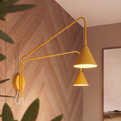 Nox Steel Flush Mounted Sconce