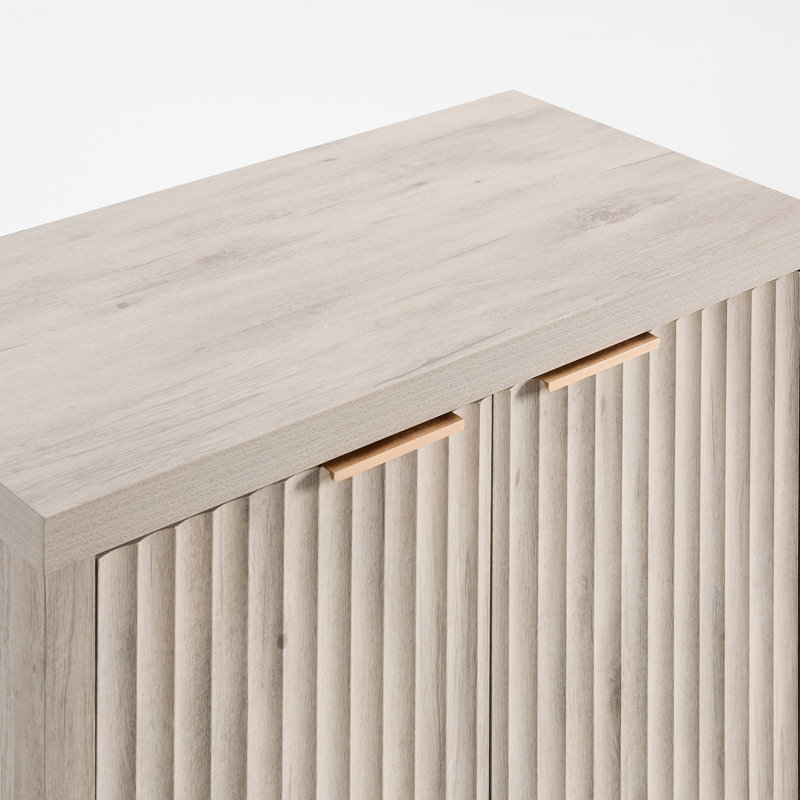 Buffet 30,5 "Nicolee, Chêne gris-beige