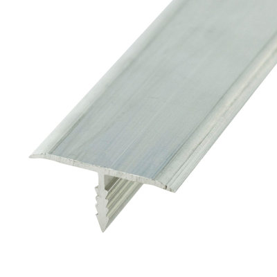 Outwater 1In Finish Flat Aluminum Centre Barb Tee Moulding, 72In Lengths (Pack Of 10)