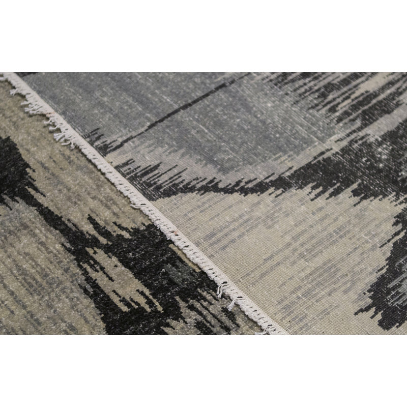 Wool Ikat Area Rug