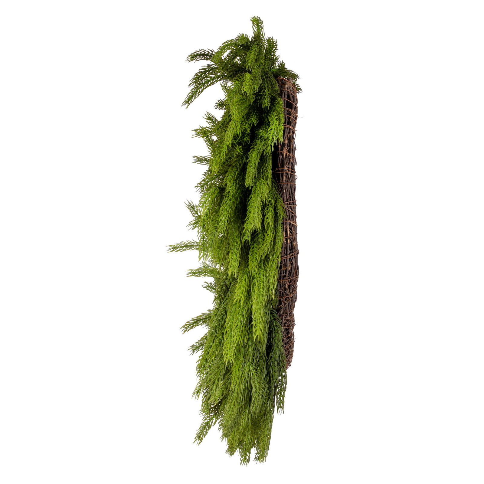 28'' Faux Pine Plastic Wreath