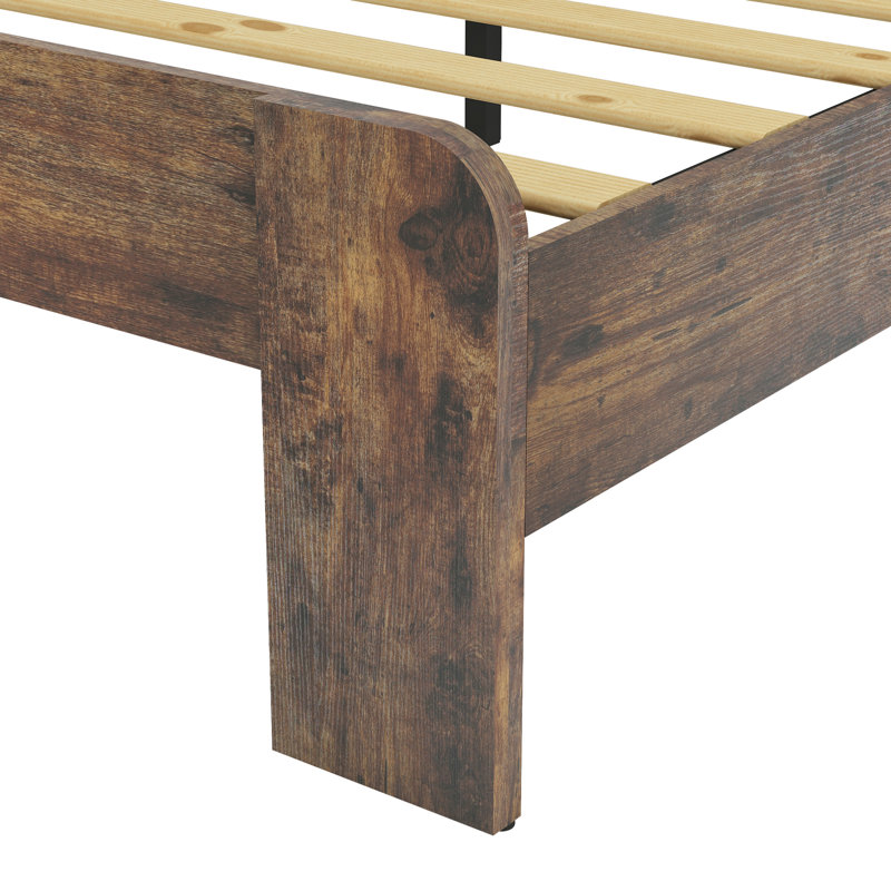 Base de lit plateforme en bois pour grand lit, Grand lit