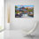 «Stone Bridge Cottage» par John Zaccheo, art en verre acrylique Wal