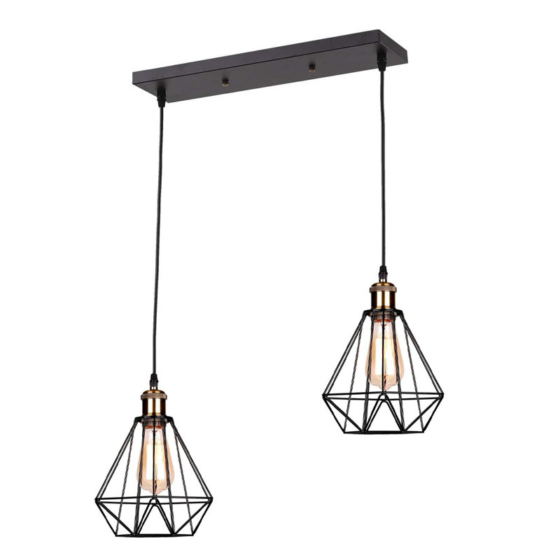 Biddle 2 - Light Black Pendant