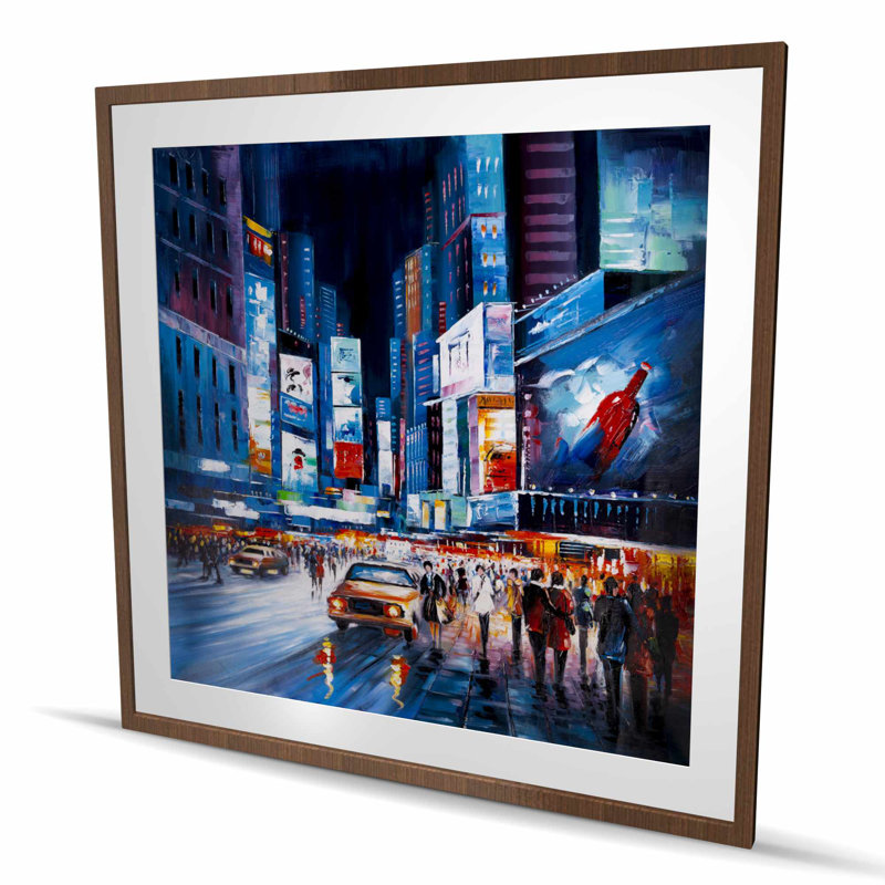 Times Square Perspect - impression encadrée décorative