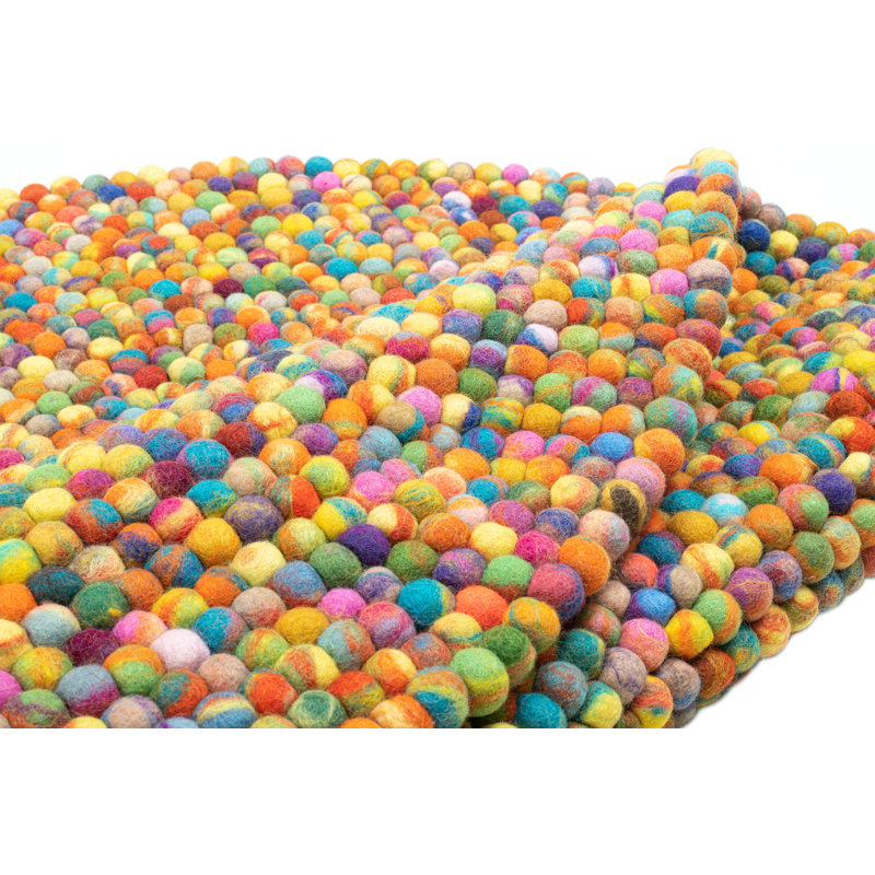 Hand Woven Area Rug, Round 140cm