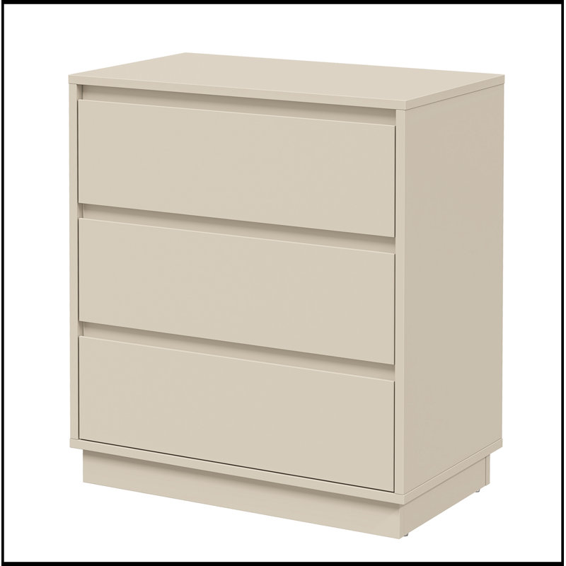 Ensemble de 2 commodes 3 tiroirs