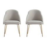 Fakenham Leatherette Dining Chair with Steel Legs