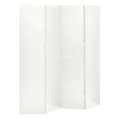 Tayne Room Divider Freestanding Privacy Screen for Room Separation Steel
