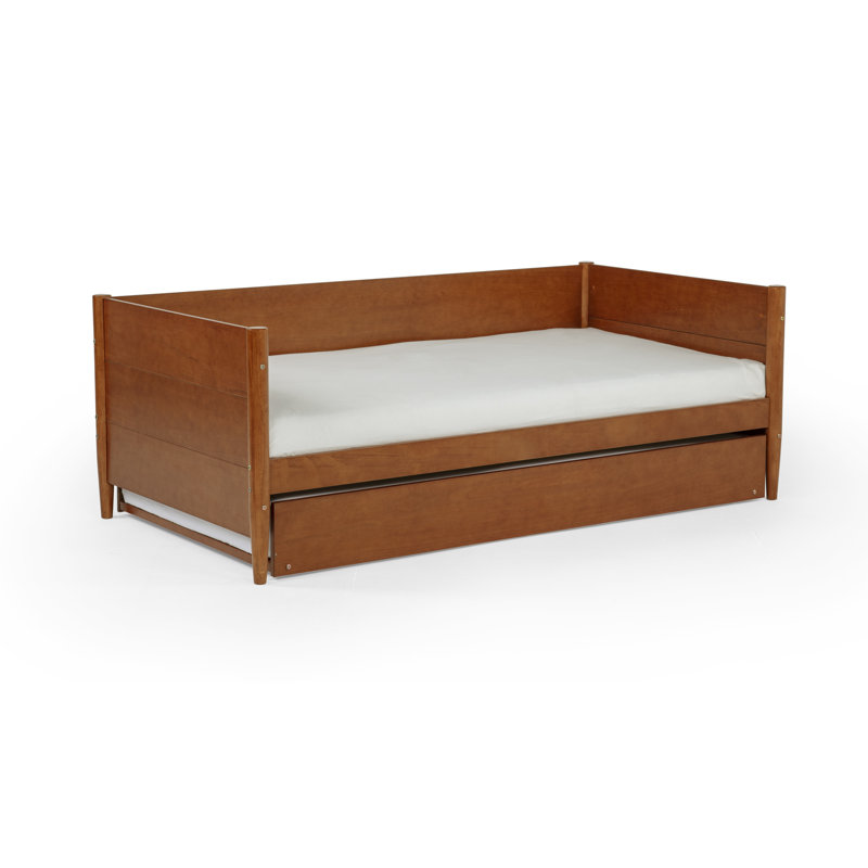 Camello Twin Daybed with Trundle, Castanho Brown