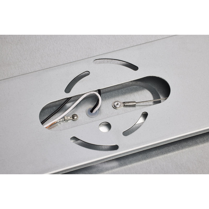 Black and White Aluminum LED Linear Downlight, 24 Inches