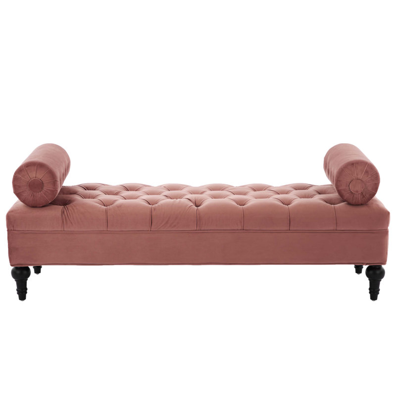 Modern Bedroom Bench, Rose