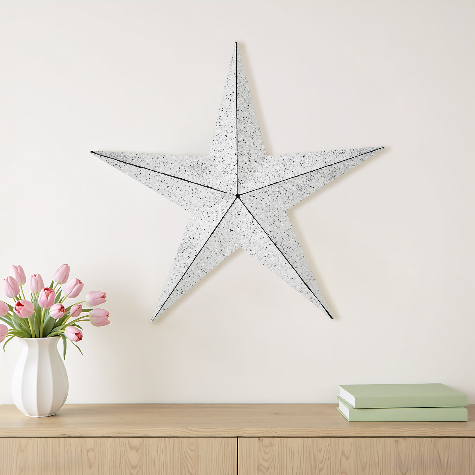 Timeless Classics Dimensional Wall Art, 24" H x 24" W x 2.5" D, White