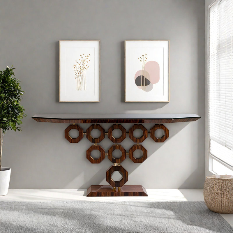 Console Modern Art Creative, H 33,46 po x l 62,99 po x P 15,75 po