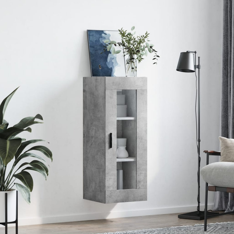 Medalia Bathroom Cabinet, Concrete Grey