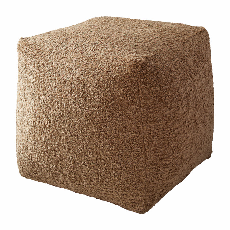 Repose-pieds Itamar, 100% polyester taupe Zazzle