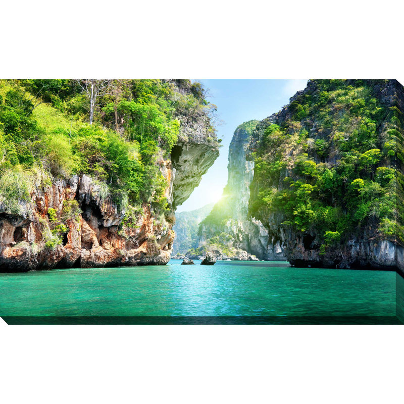 « koh samui, thaïlande », reproduction de photo sur toile, H 18 po x l 30 po x P 1 po