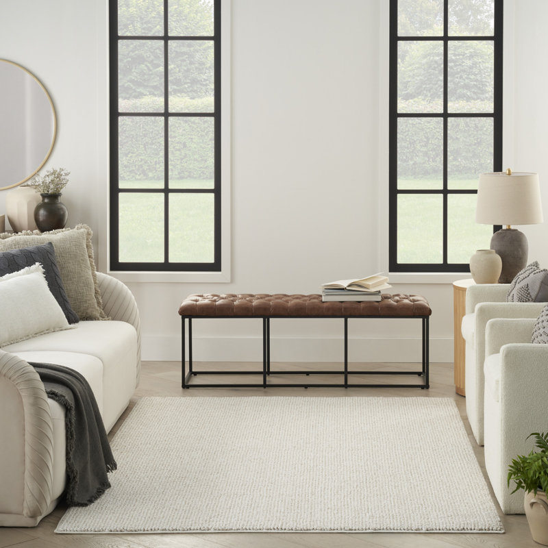 Bagby Farmhouse Indoor Area Rug, Ivory/Beige, Rectangle 7'10" x 9'10"