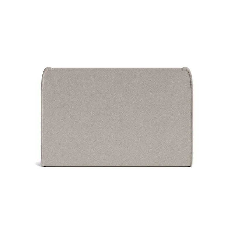 Niles 48 Floating Rail Bed, King, Performance Boucle - Dove Gray
