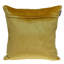 Coussin décoratif matelassé de style transitionnel jaune Koko Parkland-100141163