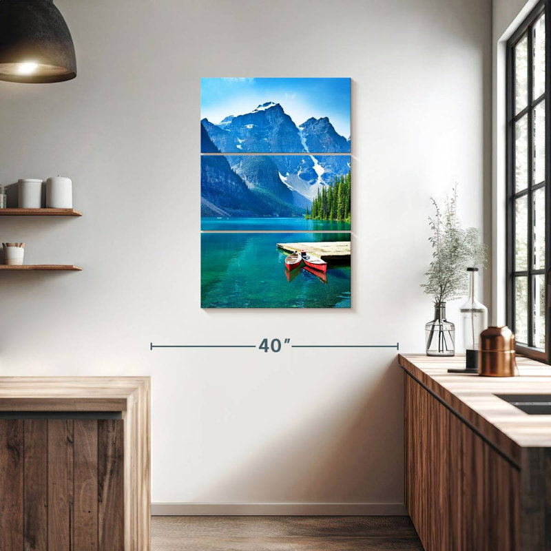 Alvord Canoe Dock au lac Banff, H 38 po x l 24 po